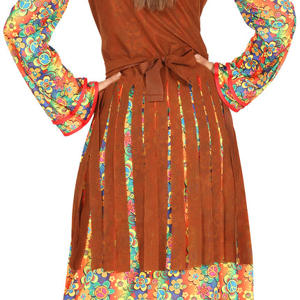 Disfraz de Hippie 60S Floral para Mujer
