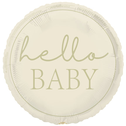 Globo de Helio Hello Baby Nude 45cm