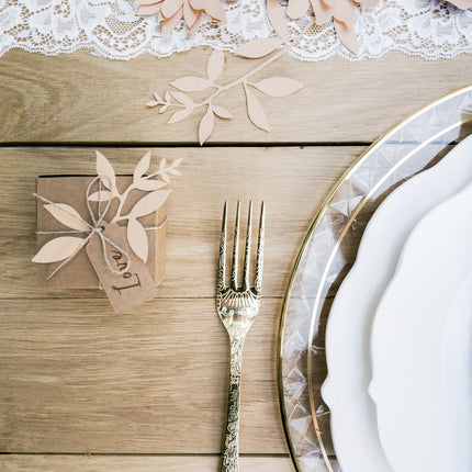 Flores de Papel Rosa Pastel 3pcs