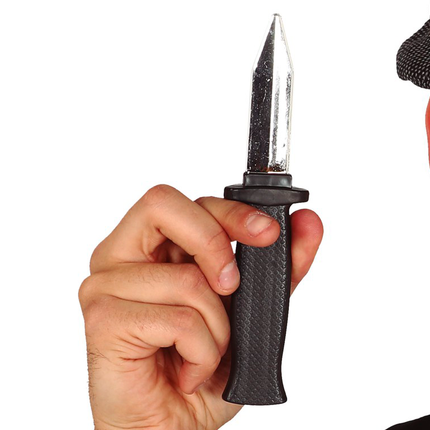 Cuchillo Negro Plata 19cm