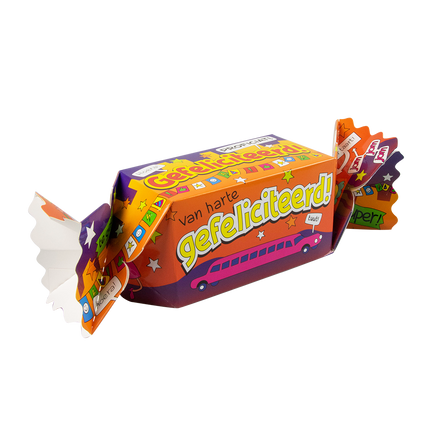 Caja de regalo Felicidades 26cm