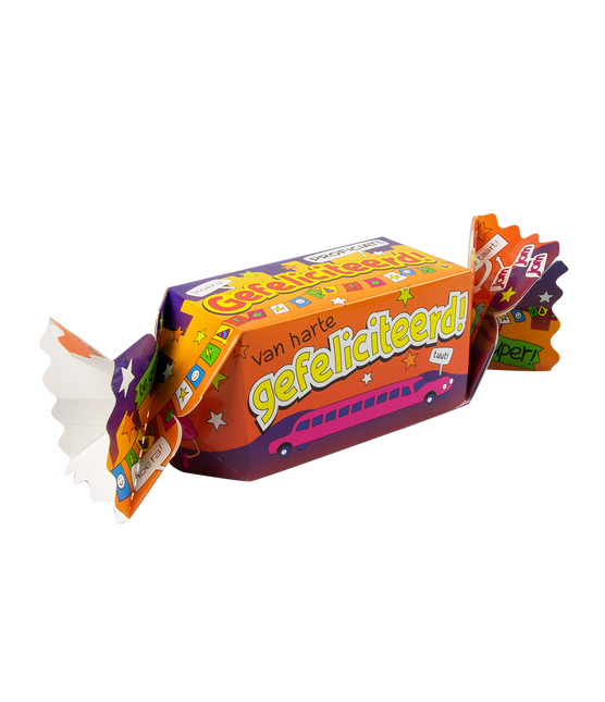 Caja de regalo Felicidades 26cm