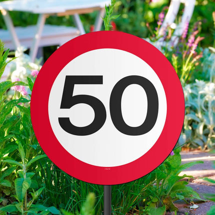 Señal de tráfico 50 años 52cm