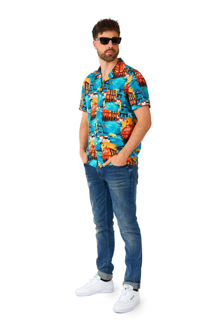 Camisa de manga corta para hombre IT <tc>OppoSuits</tc>