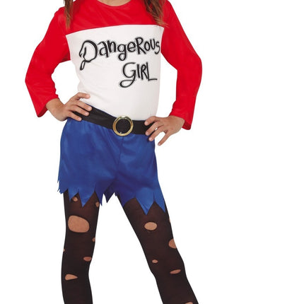 Disfraz Halloween Niña Harley Quinn Escuadrón Suicida