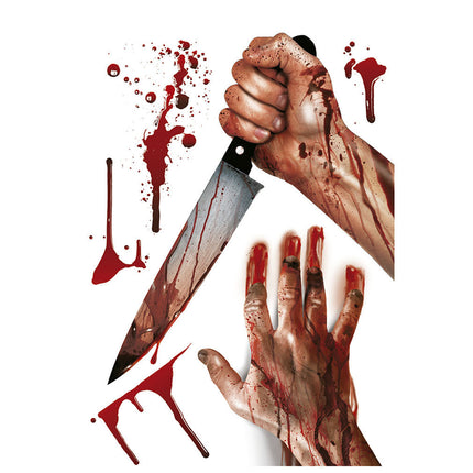 Cuchillo decorativo para ventanas de Halloween