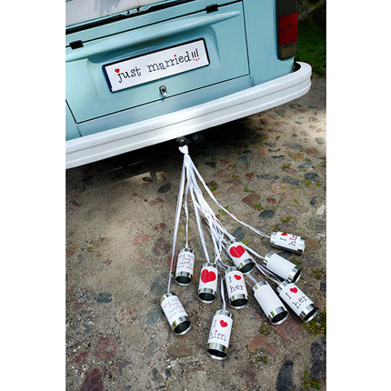 Latas de boda 14cm 5uds