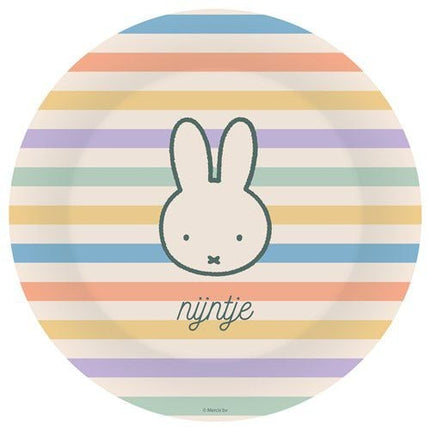 Miffy Platos de Colores 23cm 8uds.