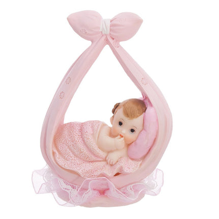 Adorno para tarta Niña con bufanda 11cm