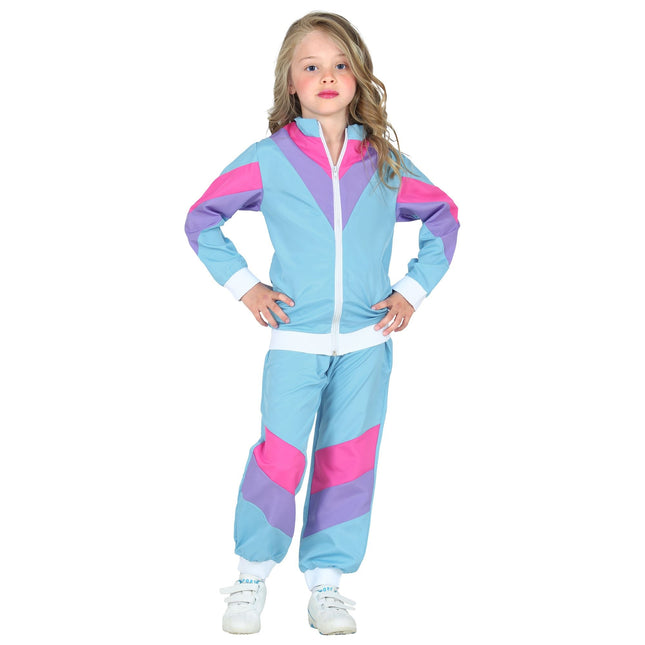Chándal Neon 80S Falla Azul Niño