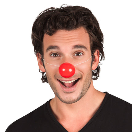 6 Narices de payaso de plástico