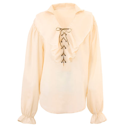 Blusa Beige Damas Piratas/Renacimiento