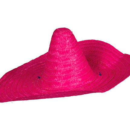 Sombrero mexicano rosa