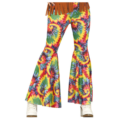 Pantalones Hippie 60S Color Mujer M
