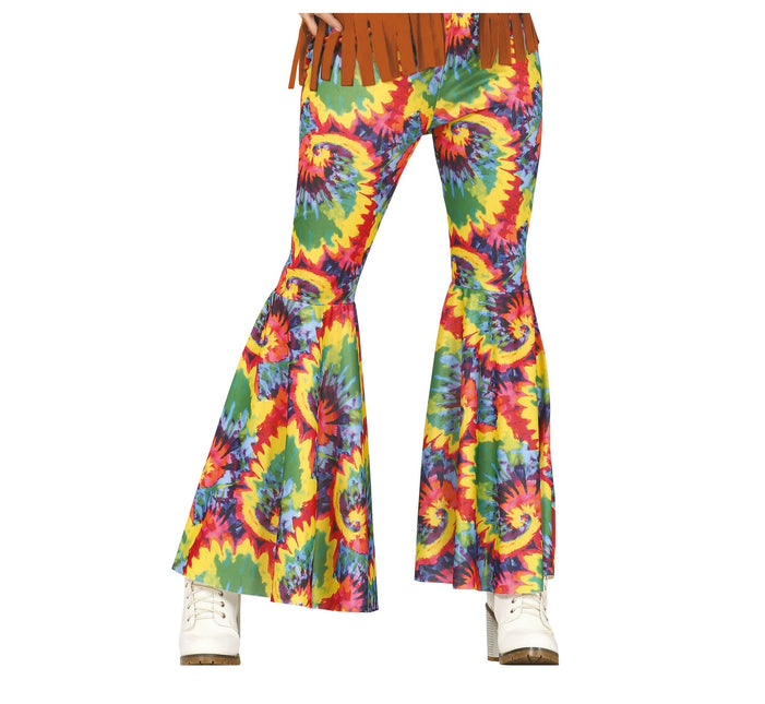 Pantalones Hippie 60S Color Mujer M