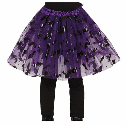 Tutú morado de Halloween