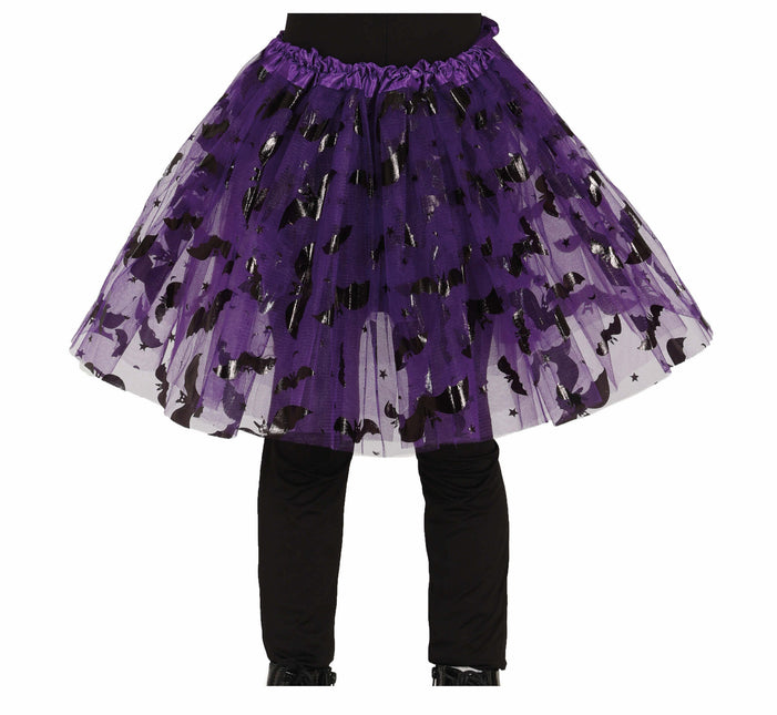 Tutú morado de Halloween