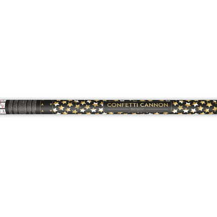 Cañón Confeti Estrellas Oro 80cm