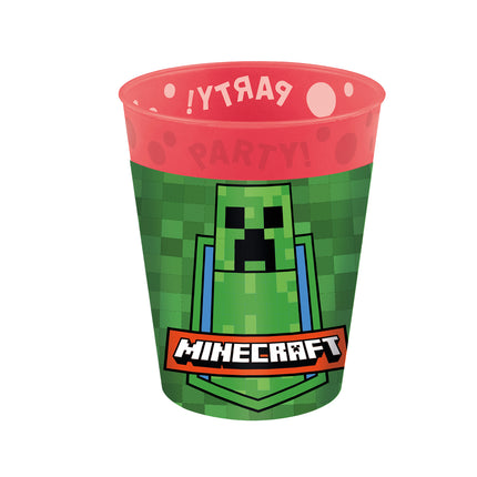 Vaso Minecraft Reutilizable 250ml