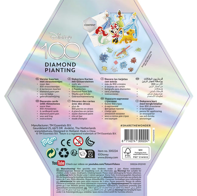Pintura Disney 100 Diamantes