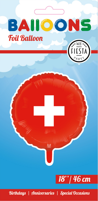 Globo de Helio Suiza Vacío 45cm