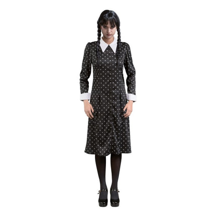 Disfraz Miércoles Vestido Negro