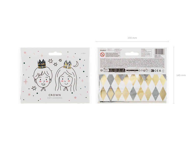Corona Papel 11cm 2uds.