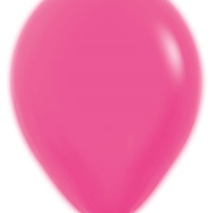 Globos Neón Fucsia 30cm 50pcs