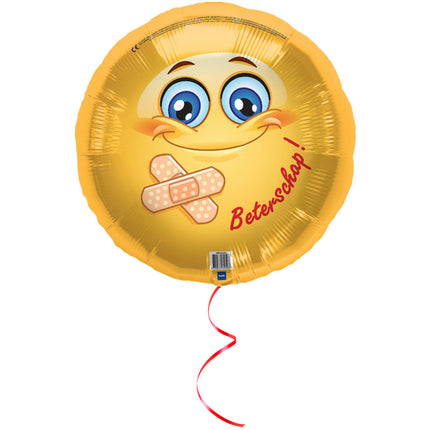 Globo de helio Get Well 45cm vacío