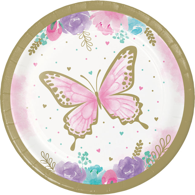 Platos Mariposa 18cm 8pcs