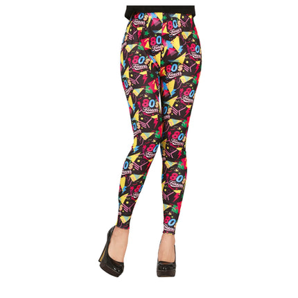 Mallas Neón 80S Arco Iris Mujer