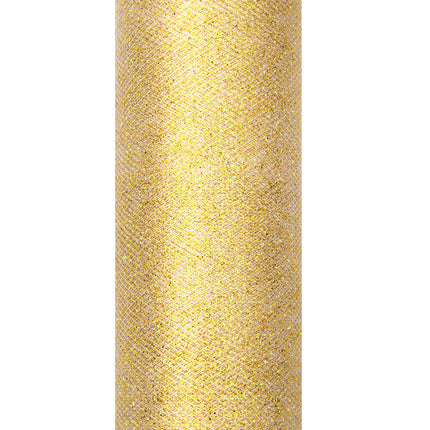 Rollo Tul Dorado Purpurina 15cm 9m