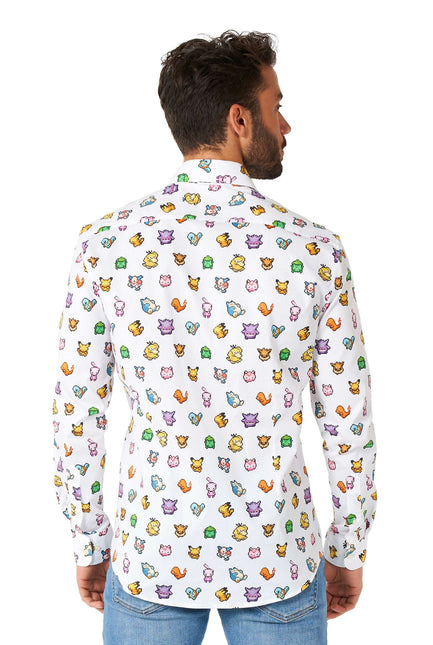 Camisa Pixel Pokémon Hombre <tc>OppoSuits</tc>