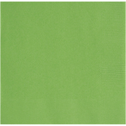 Servilletas Verde Lima 2 Capas 25cm 20pcs