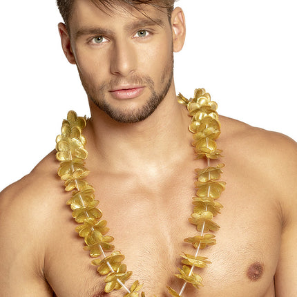 Guirnalda Hawaii Set Oro 20pcs