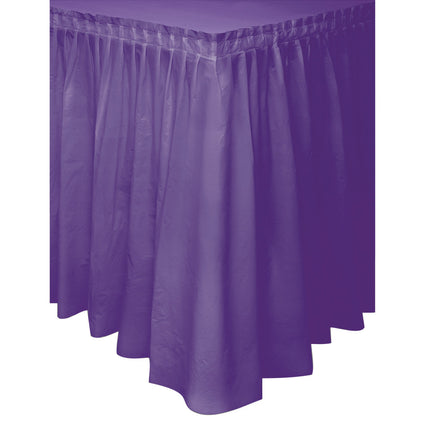 Faldón de mesa morado 4,26 m