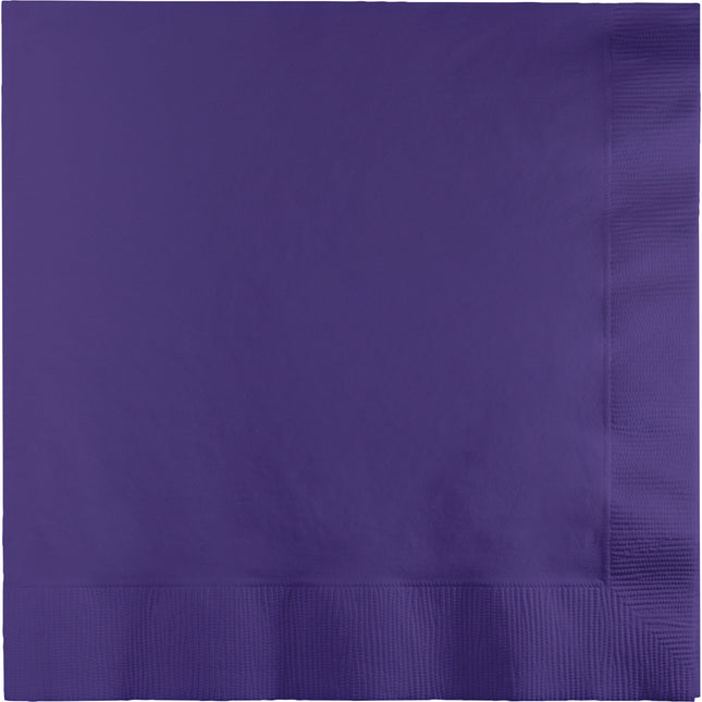 Servilletas Moradas 3 Capas 41cm 25ud.