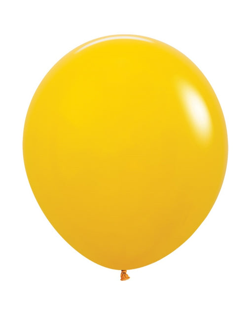 Globos Miel Amarillo 45cm 25pcs