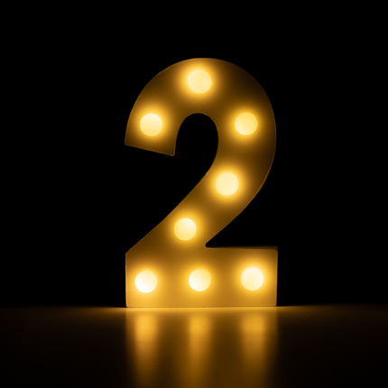 Figura de 2 luces 16,5 cm