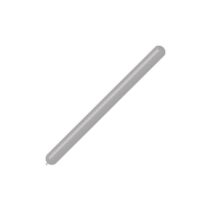 Globos de modelar grises 7,5cm 150cm 100pcs
