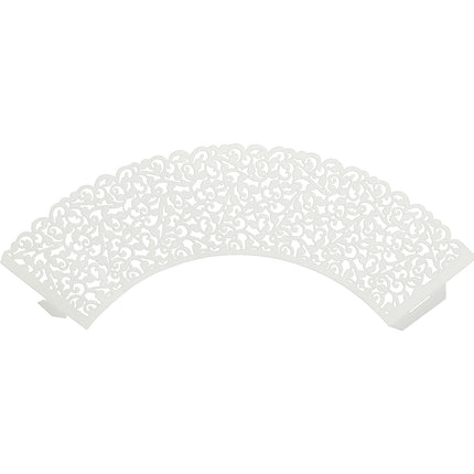 Moldes Cupcake Blanco 8.5cm 10pcs