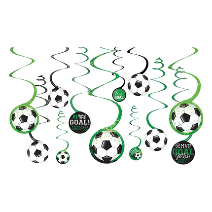 Fútbol Colgante Decoración Portería 12pcs