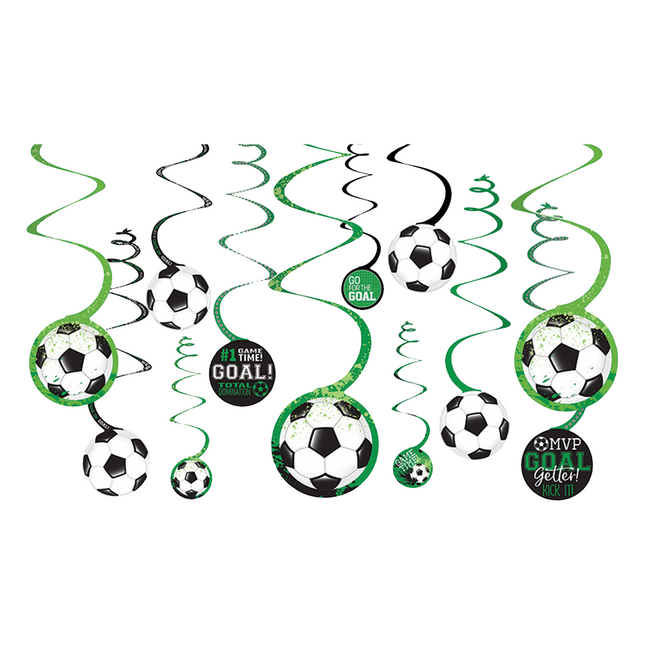 Fútbol Colgante Decoración Portería 12pcs