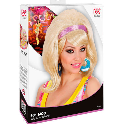 Peluca rubia 60'S Fashionable