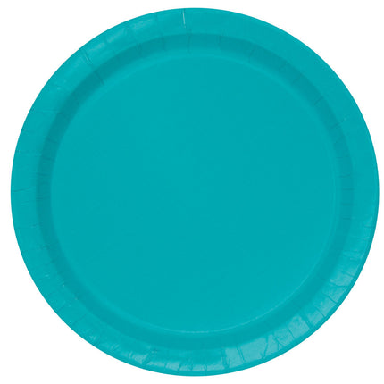 Platos Turquesa 22cm 8pcs