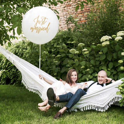 Globo Blanco Just Married 1m