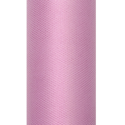 Rollo de Tul Rosa Pastel 30cm 9m