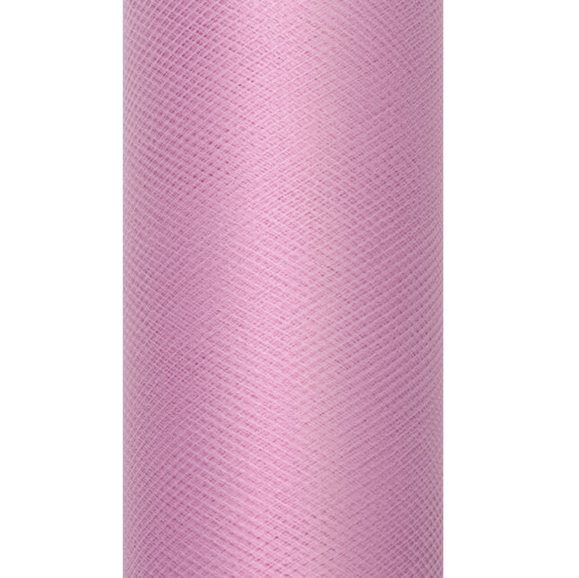 Rollo de Tul Rosa Pastel 30cm 9m