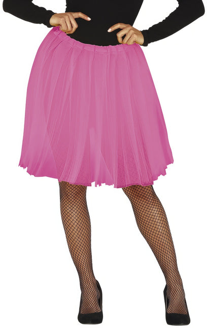 Tutú Rosa Damas 60cm