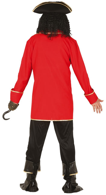 Disfraz de Pirata Rojo Negro